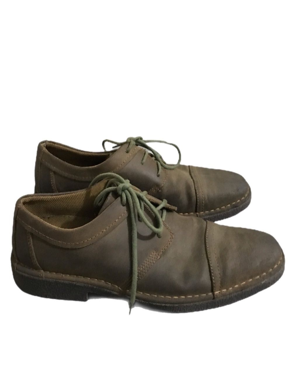 RJ Colt FLETCHER Leather Suede Oxford Shoes Size 11 Brown Casual Classic Lace Up
